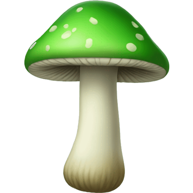 Green mushroom emoji