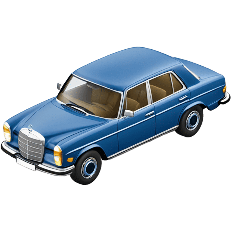 1970 Mercedes saloon blue emoji