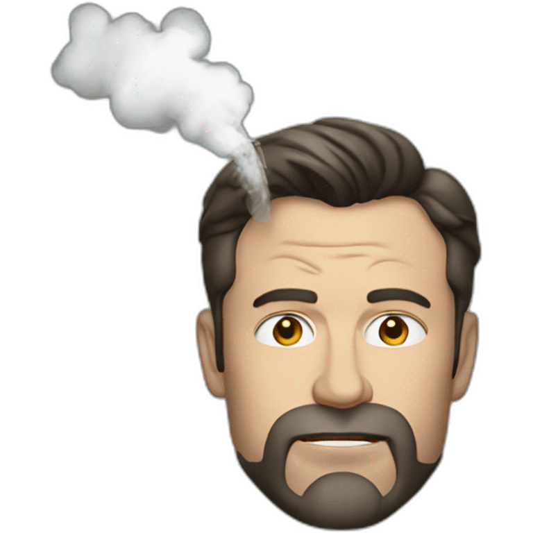 Ben Affleck smoking emoji