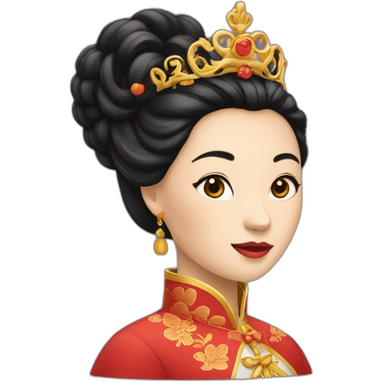 Une reine Chinoise emoji