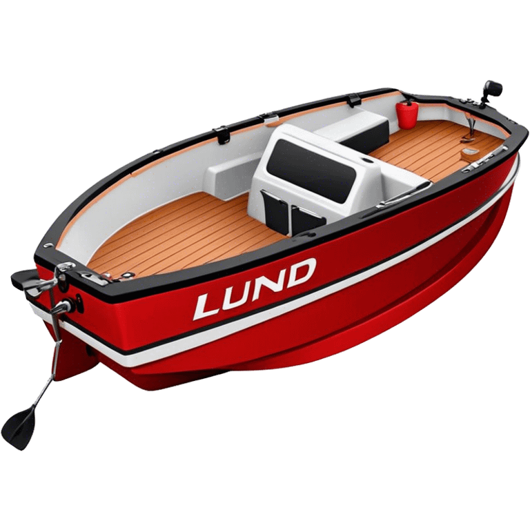 Fishing Boat - Lund 1775 Crossover XS (Model Year: 2022) (Iconic colour: Red with black trim) emoji