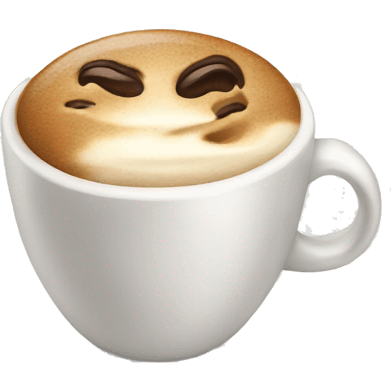 coffee with cream emoji