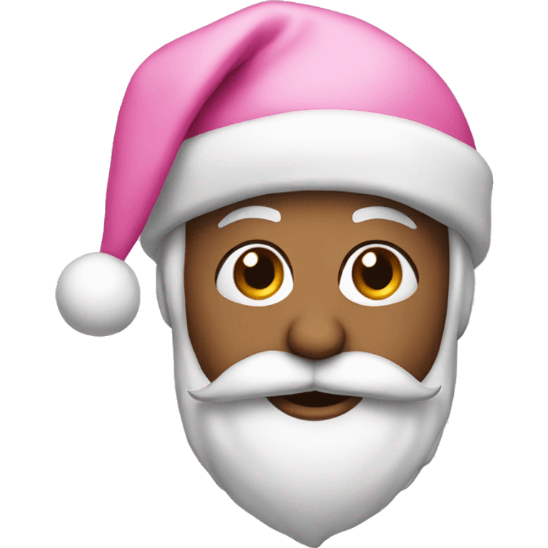 Pink Christmas emoji