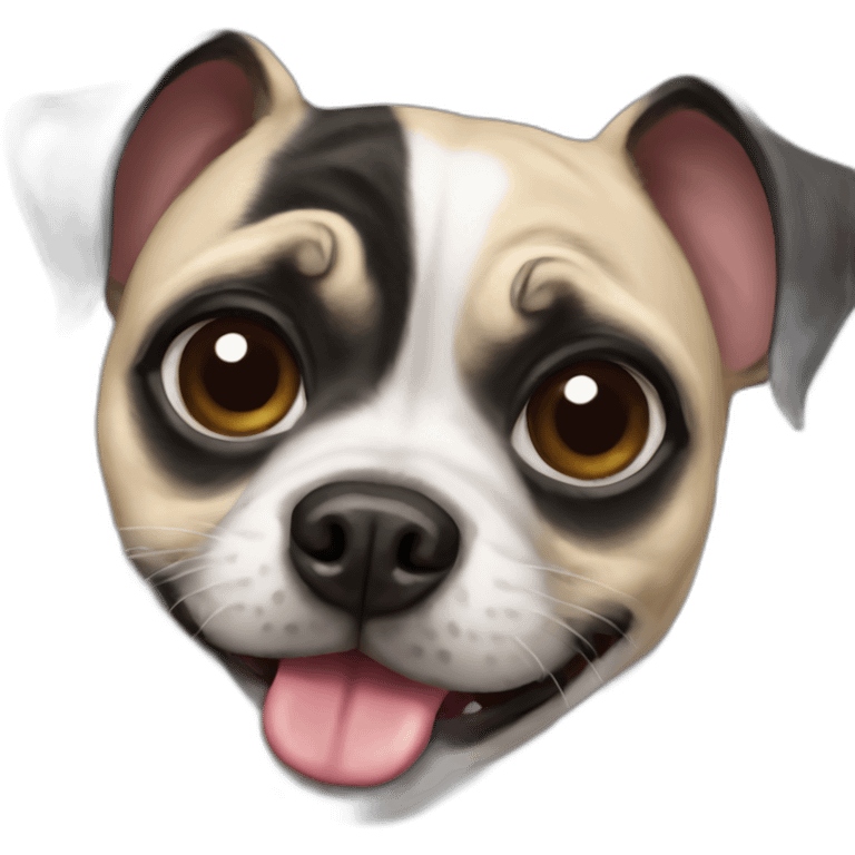 a pug rat terrier emoji