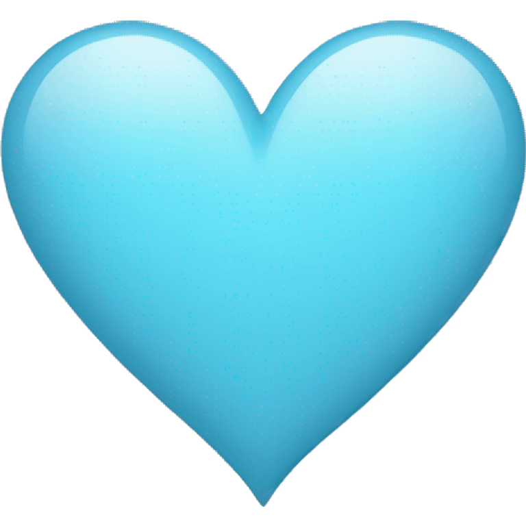 light blue heart emoji