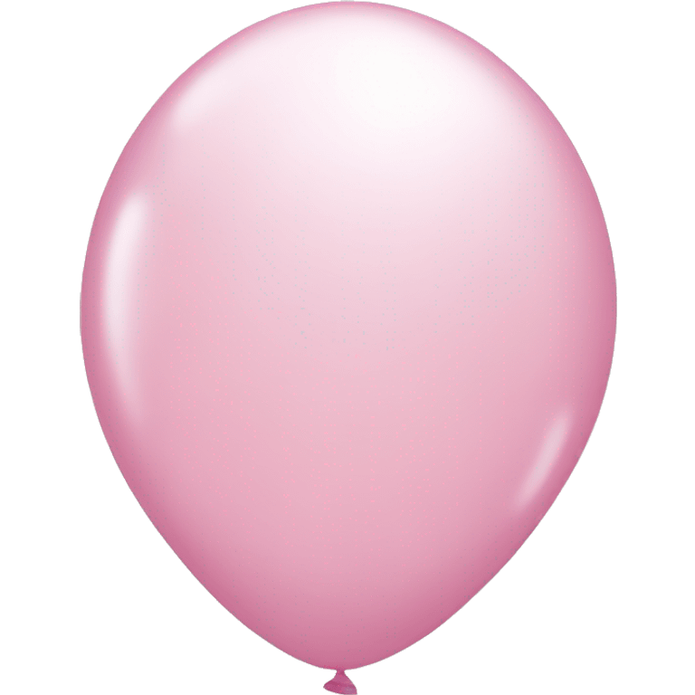 Pastell pink balloon with small white bows emoji