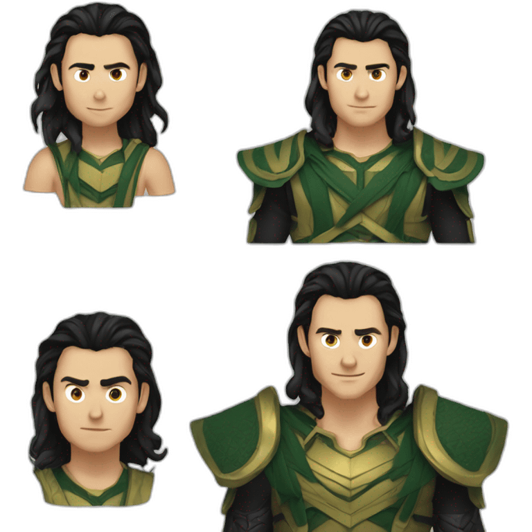 Sonsuzluk eldivenini giymiş loki emoji