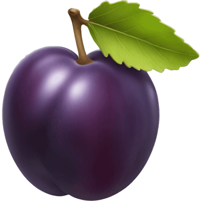 Only one Greengage plum  emoji