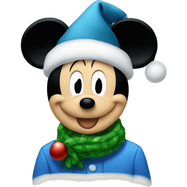 Mickey Mouse Christmas emoji