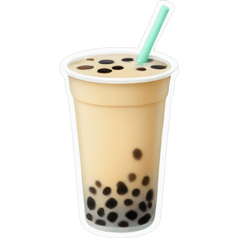 drinking boba tea emoji