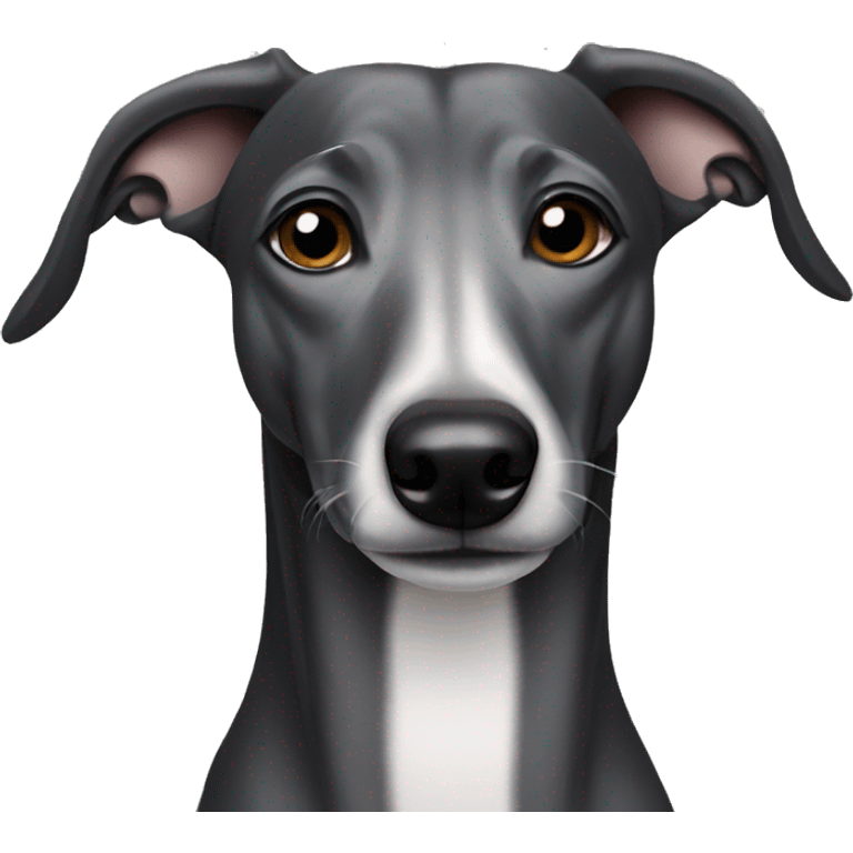 Black whippet emoji