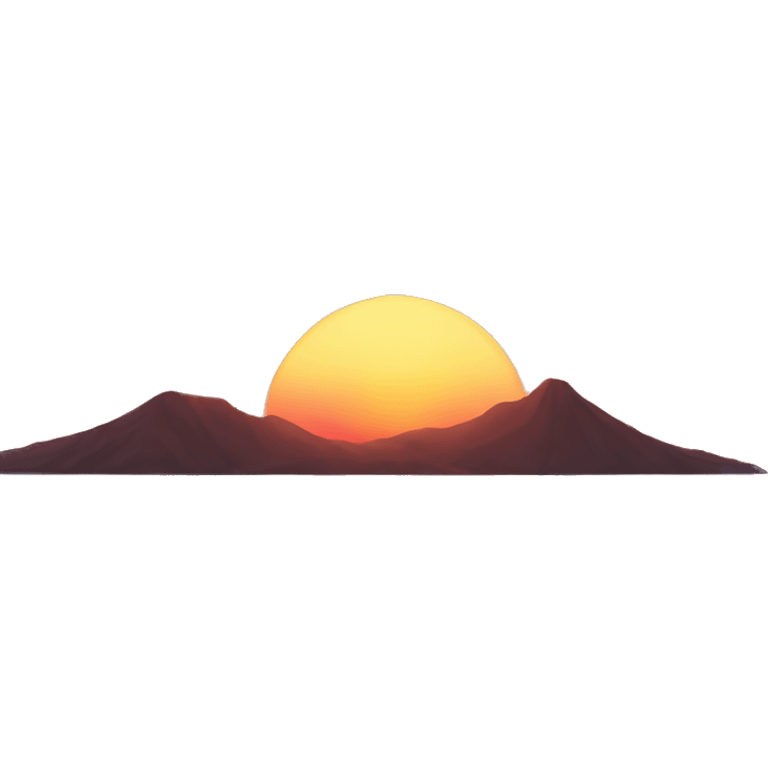 Sunset emoji