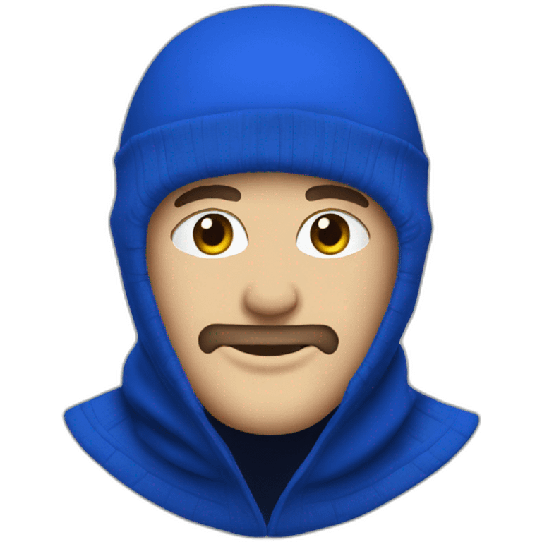 Royal Blue balaclava emoji