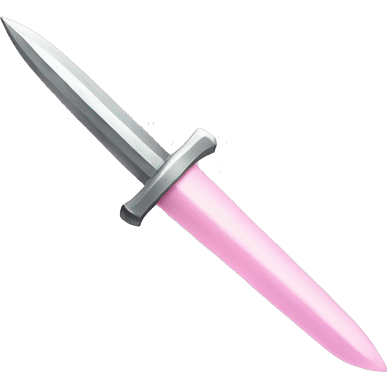 Light pink dagger emoji