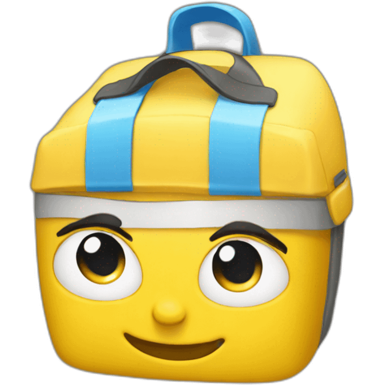 yellow courier emoji