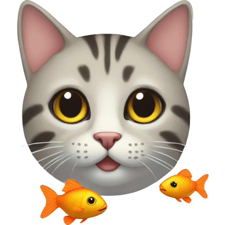 cat and fish emoji