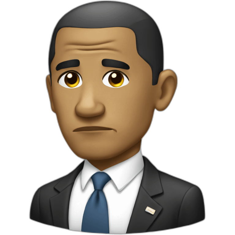 Sad obama emoji