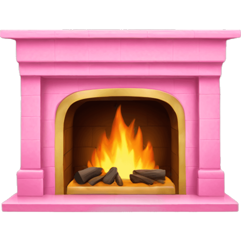 pink fireplace emoji