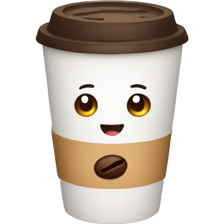 Cute coffee emoji