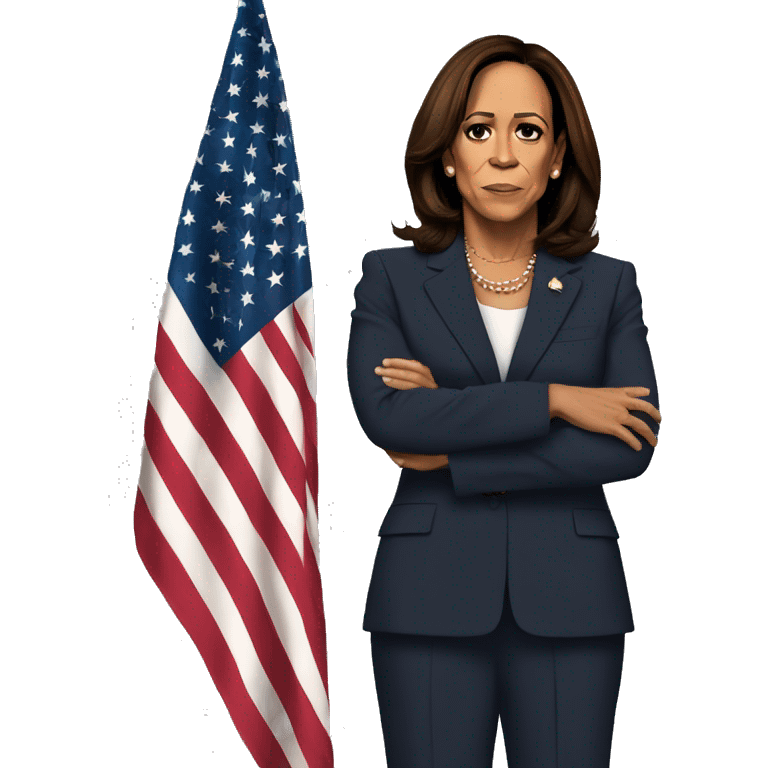 sad kamala harris full body emoji