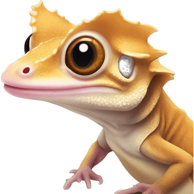 Crested gecko  emoji