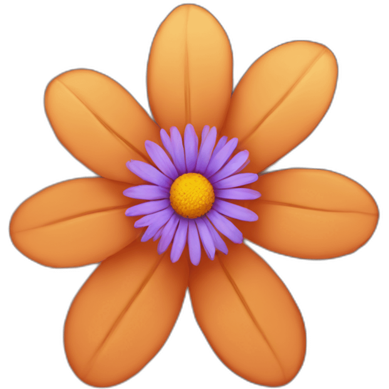 A flower on Mars emoji