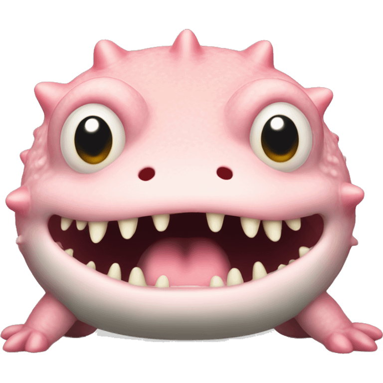 Angry axolotl emoji