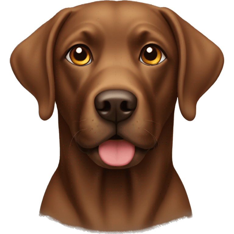 Brown Labrador  emoji