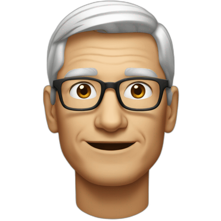 tim cook face emoji