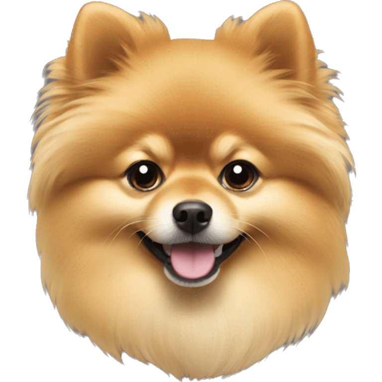 Gold pomeranian emoji