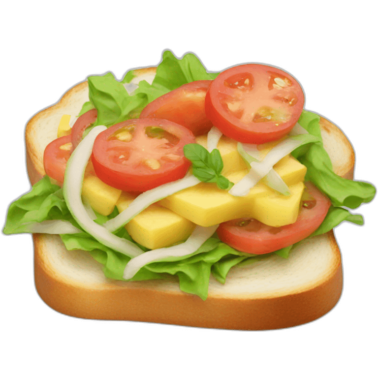 open sandwich emoji