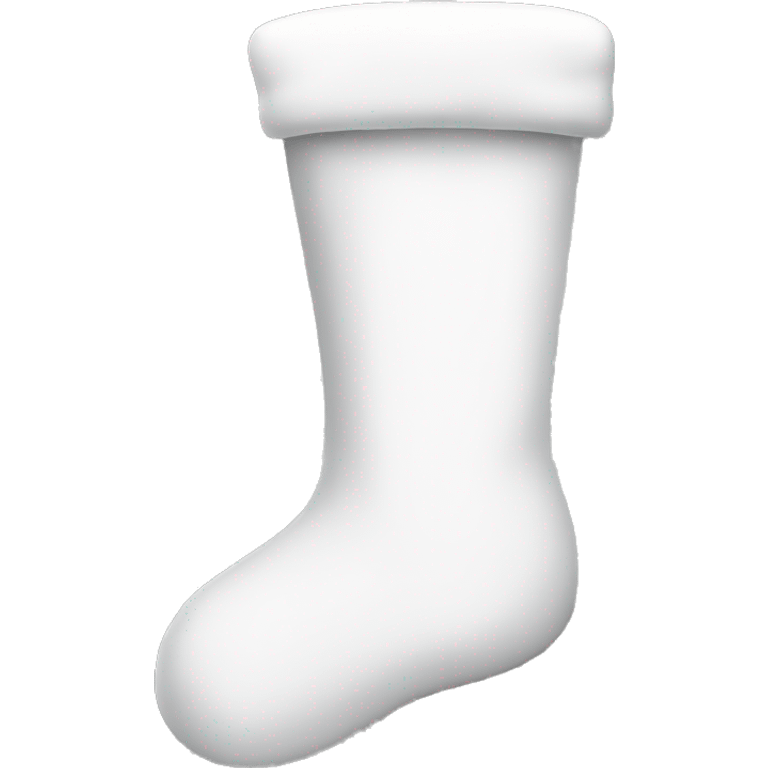 White stocking  emoji