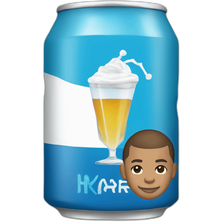 Kylian mbappe drink marseille logo emoji