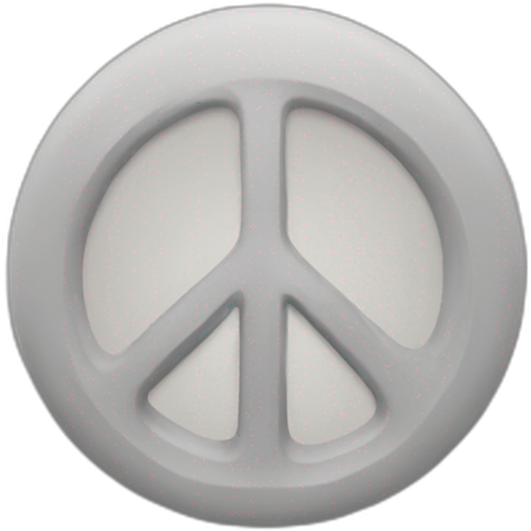 one peace emoji