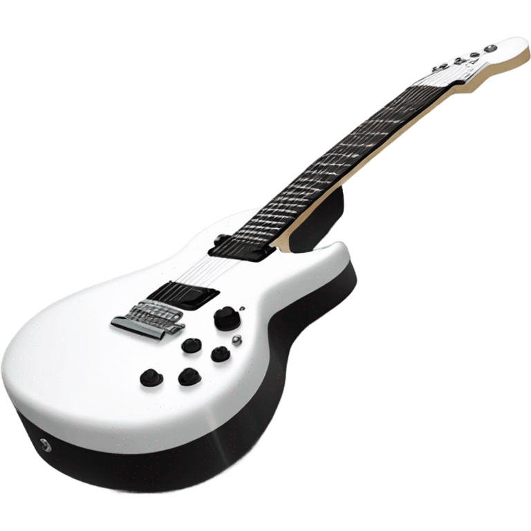 White guitar emoji