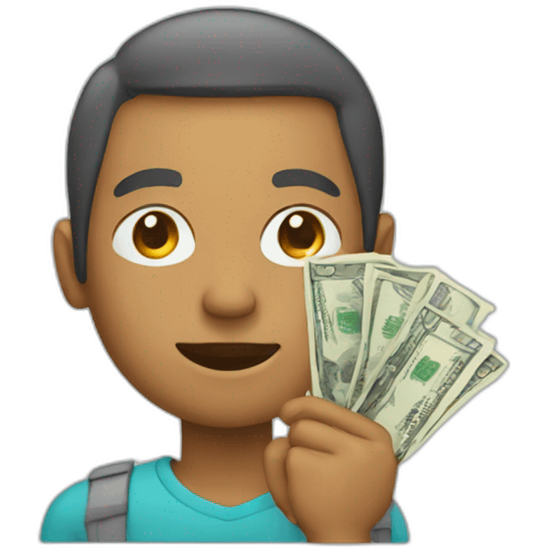 person with money emoji