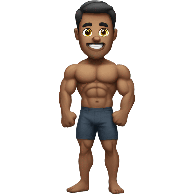 muscle man emoji