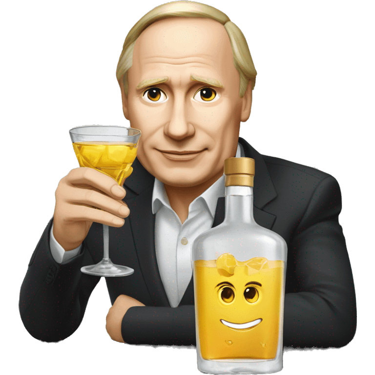 Vodka avec Vladimir poutine emoji