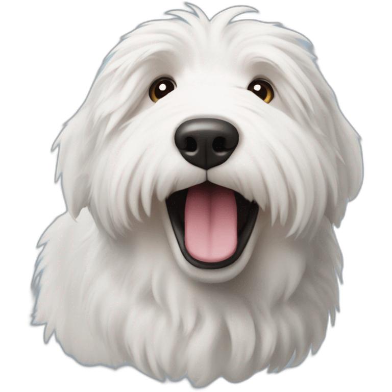 old english sheepdog happy emoji