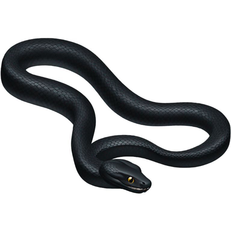 Black snake emoji