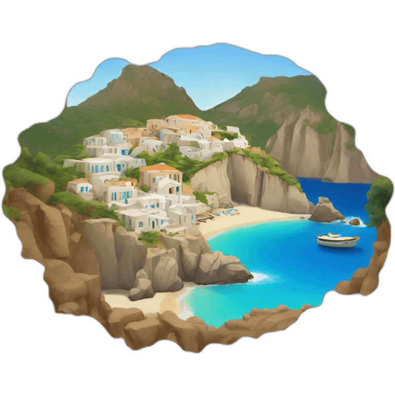 greek island emoji