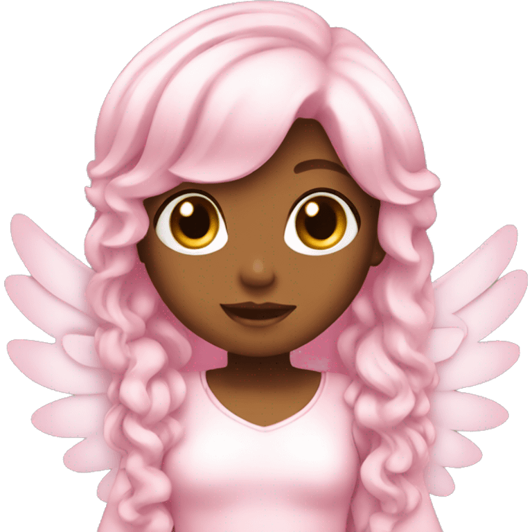 pink angel pretty girl emoji