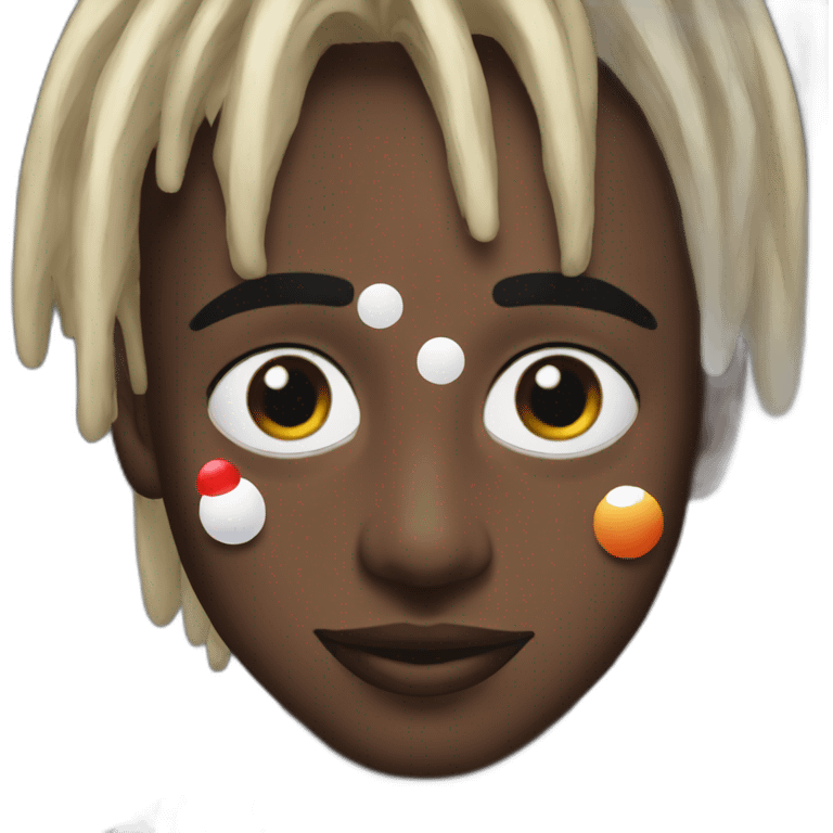 Playboi carti with clown makeup emoji