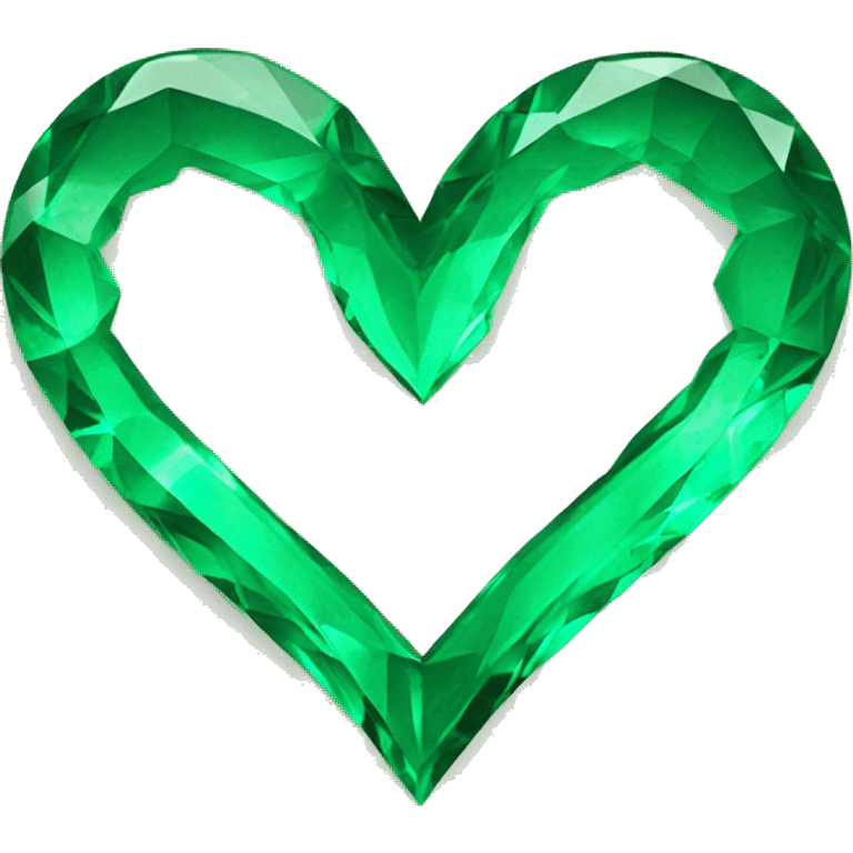 Emerald green iphone heart emoji emoji