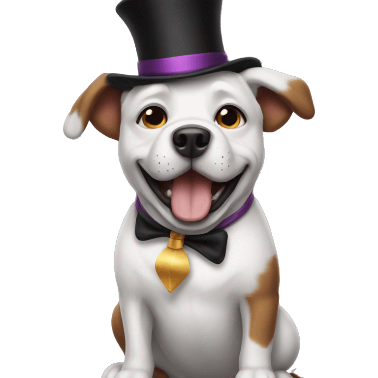 Dog magician emoji