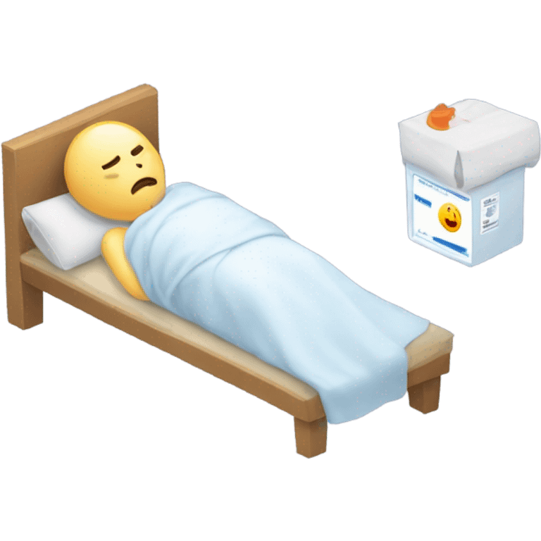 Sick person emoji