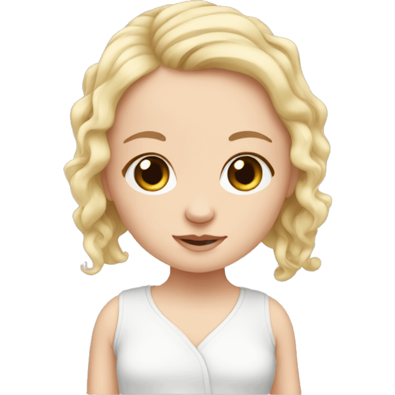 newborn white girl emoji