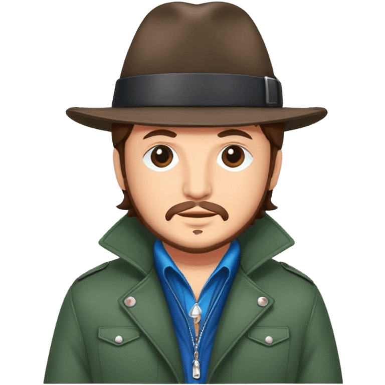 zucchero fornaciari wearing a hat in a jacket emoji