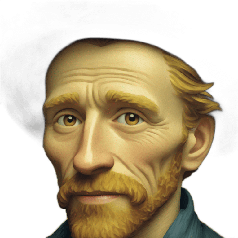 Vincent Van Gogh Smiling emoji emoji