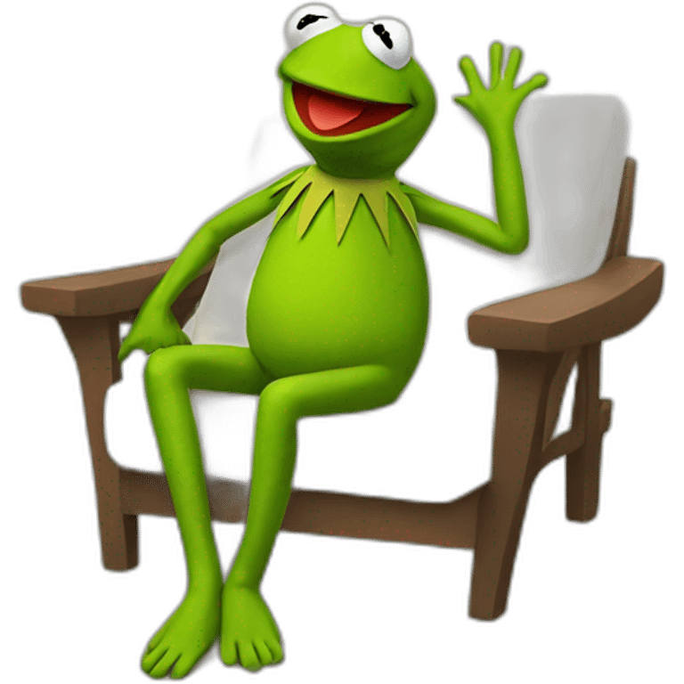 kermit relax emoji